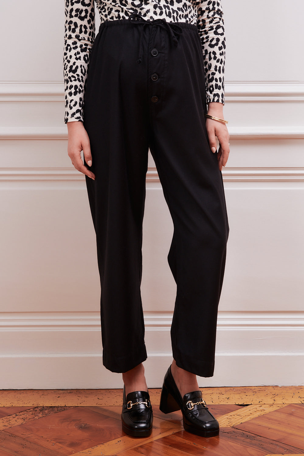 Fashion pantalon noir de grossesse